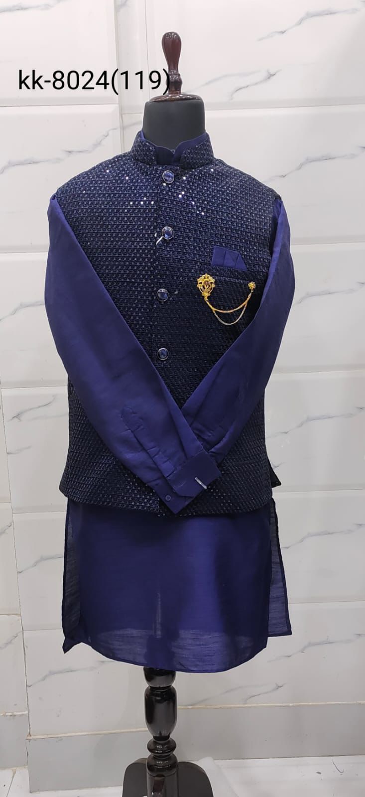 Club UK Luxury Wedding Men's Kurta Koti