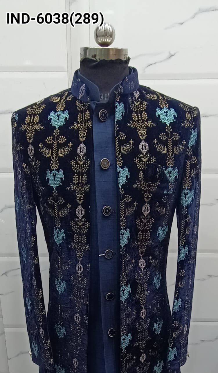 Custom Made Indo Western for Men With Unique Design