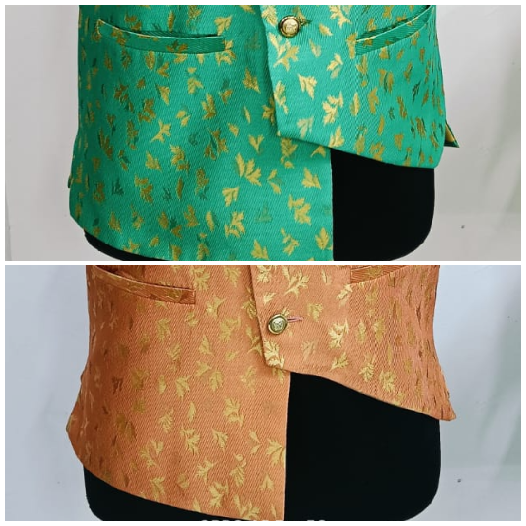 Cut-Desginer Men's Waistcoat for Festive Season