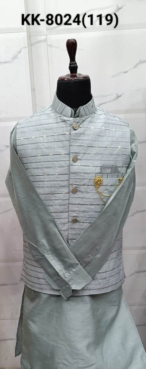 Men's Premium Ethnic Kurta Koti Set