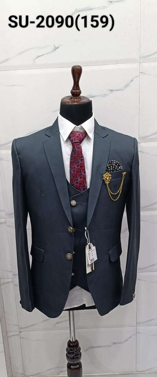 Classic men's 3-piece suit for formal events