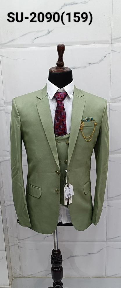 Classic men's 3-piece suit for formal events