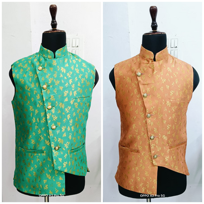 Cut-Desginer Men's Waistcoat for Festive Season
