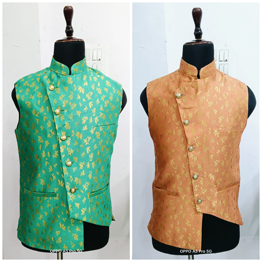 Cut-Desginer Men's Waistcoat for Festive Season