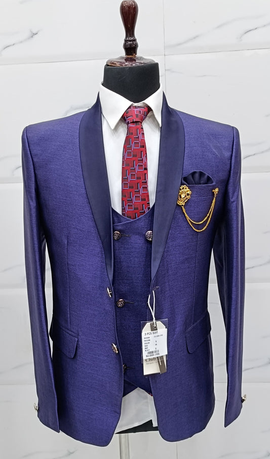 Diamond Design Formal Men's Suit for Wedding