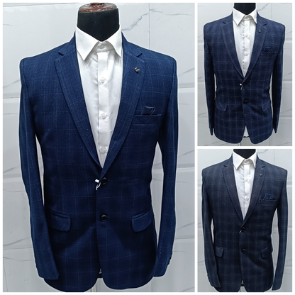 Formal Checked Blazers for Mens 2025