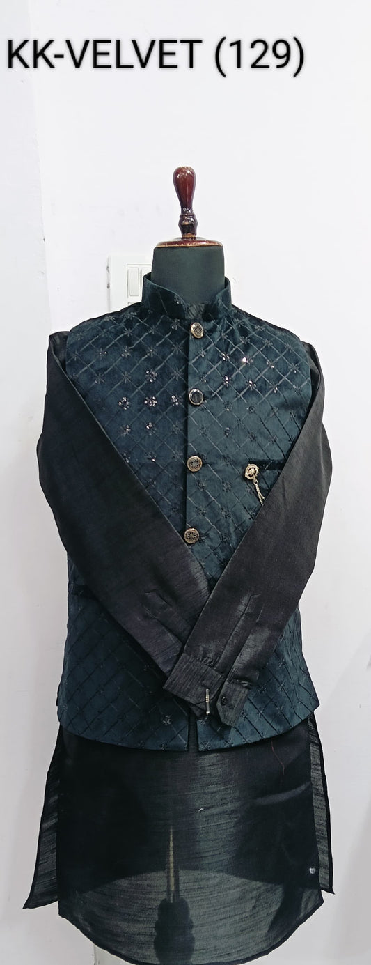 Men's Ethnic Designer Kurta Koti For Festive Season