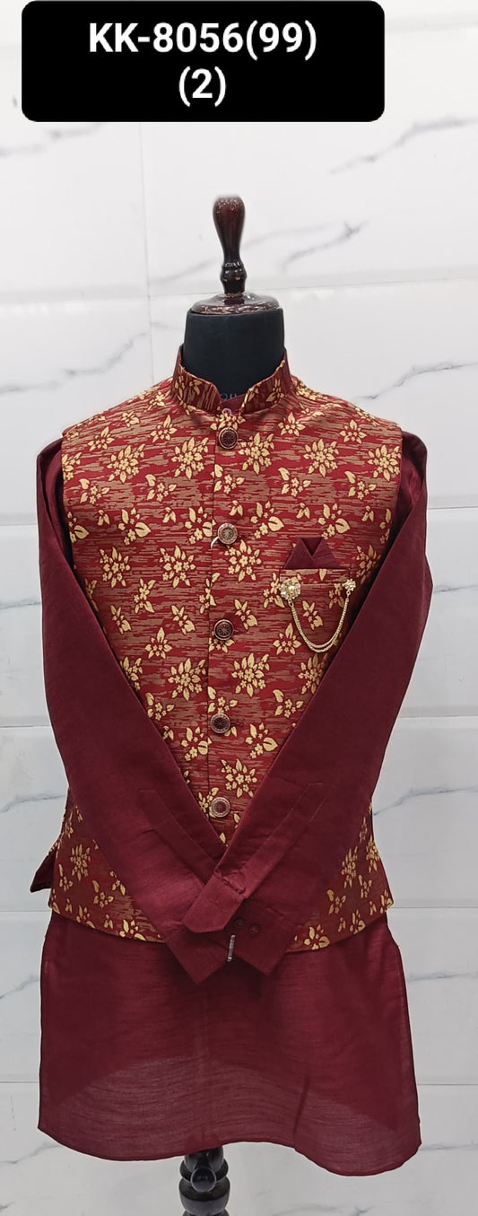 Men's Kurta Koti Set for Weddings