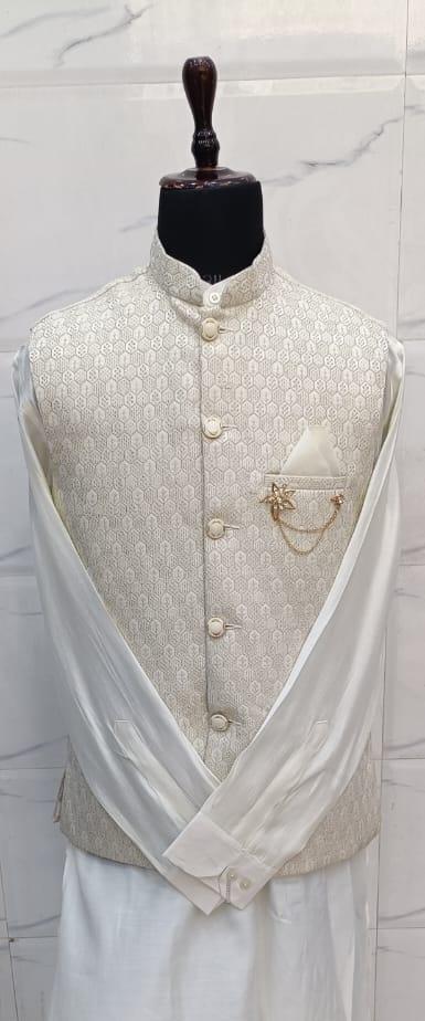 Royal Heritage Men’s Kurta Koti for Weddings & Festive Occasions